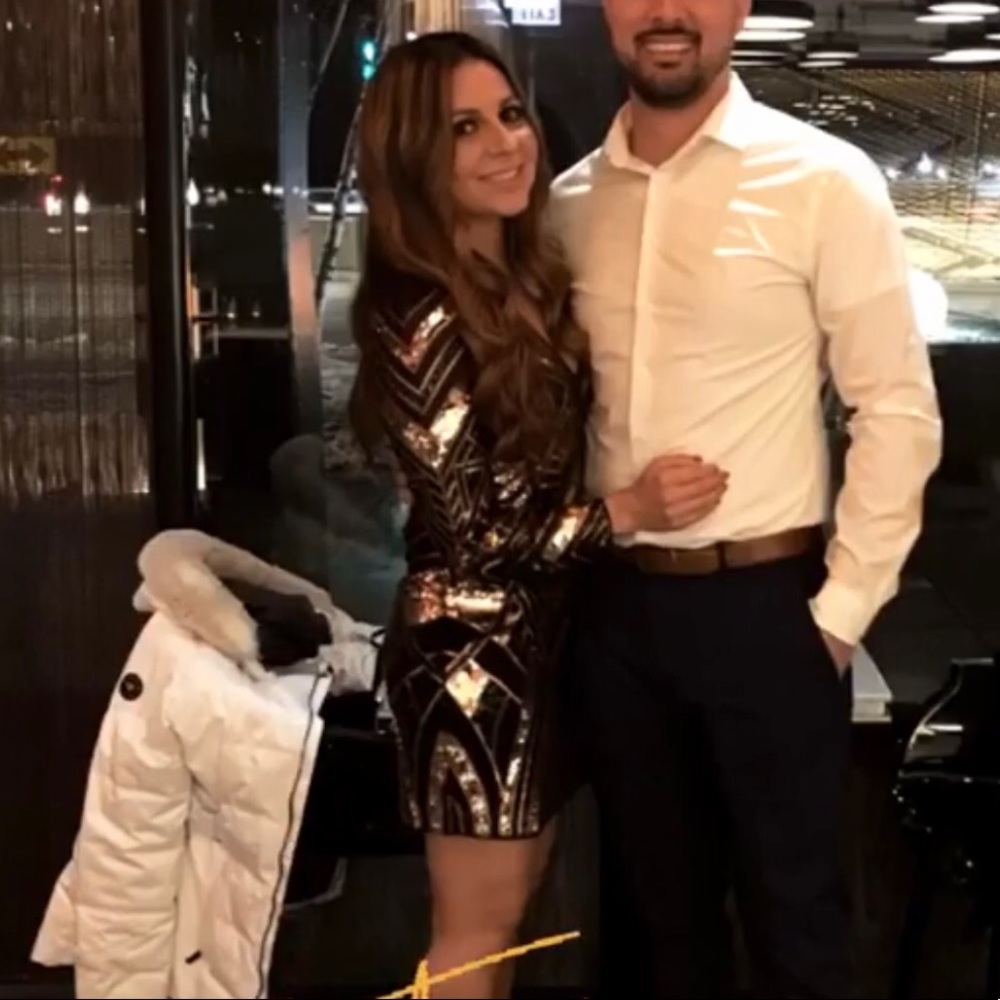 Express Sequence Black Dress - only worn once